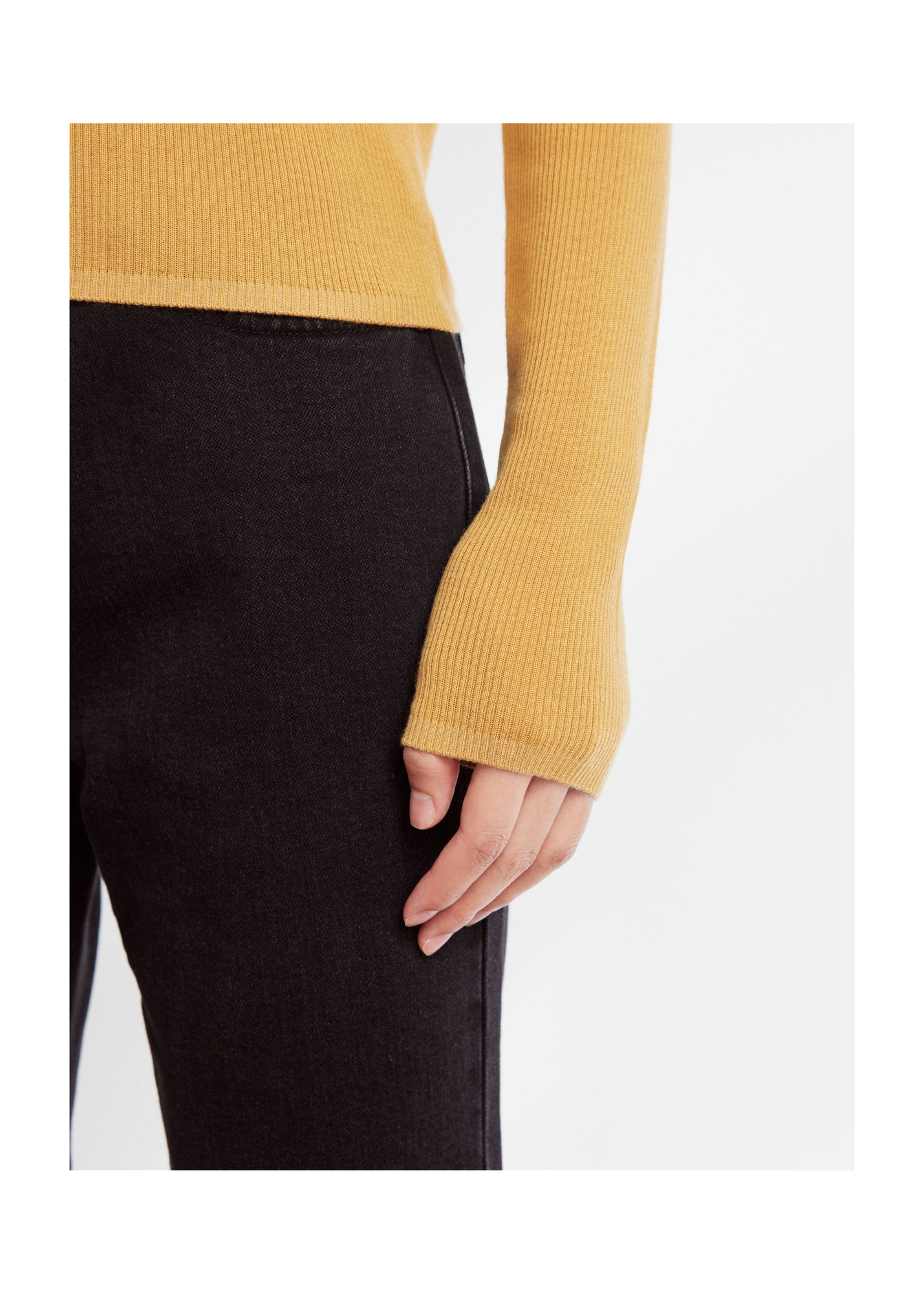 Knitted Top | Yellow