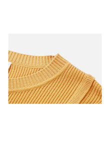 Knitted Top | Yellow