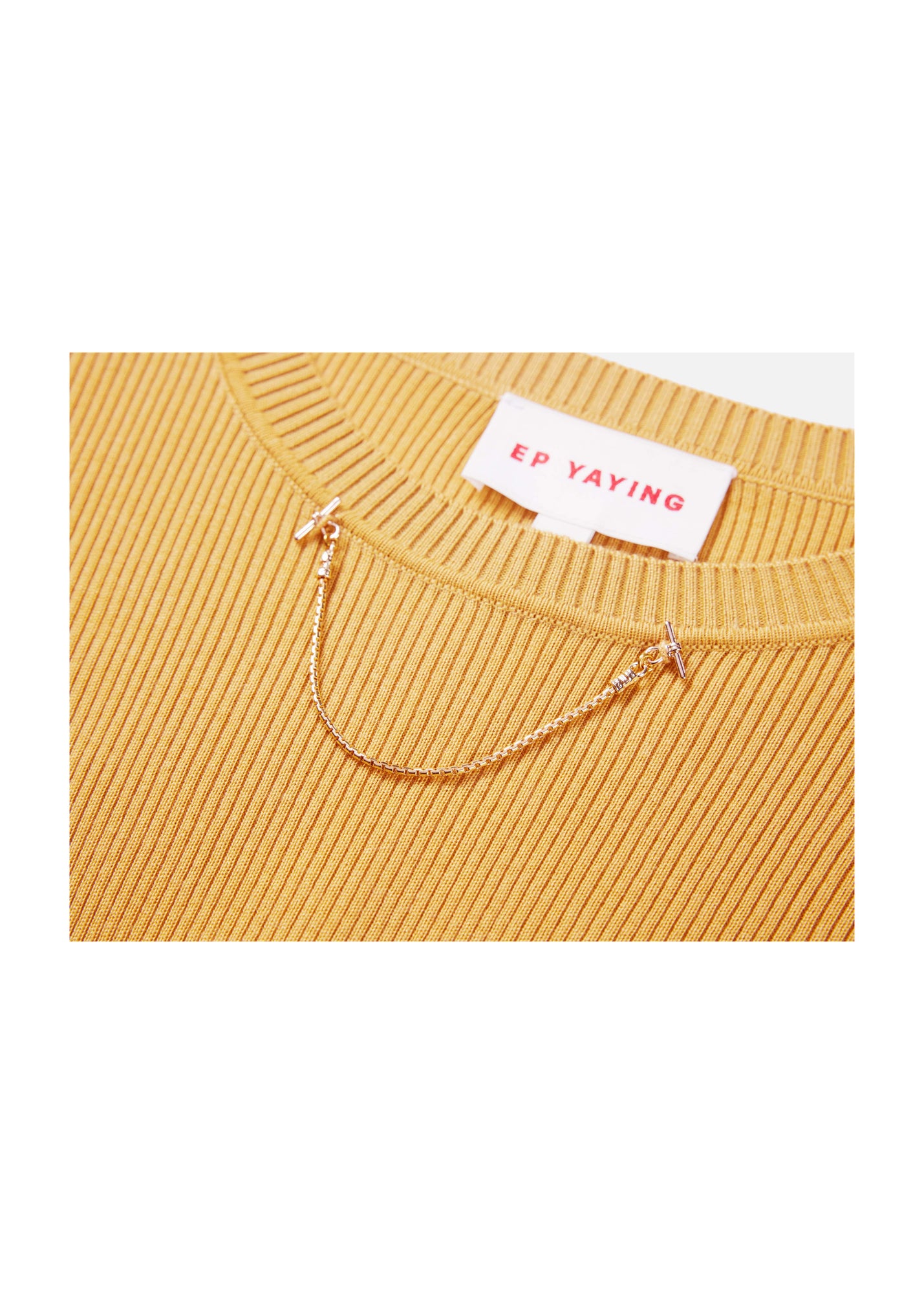 Knitted Top | Yellow