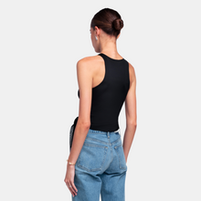 OW Collection Lana Tie Top | Black Caviar