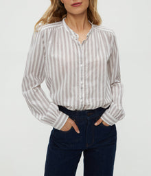 Bethel Button Down Shirt | Espresso Combo