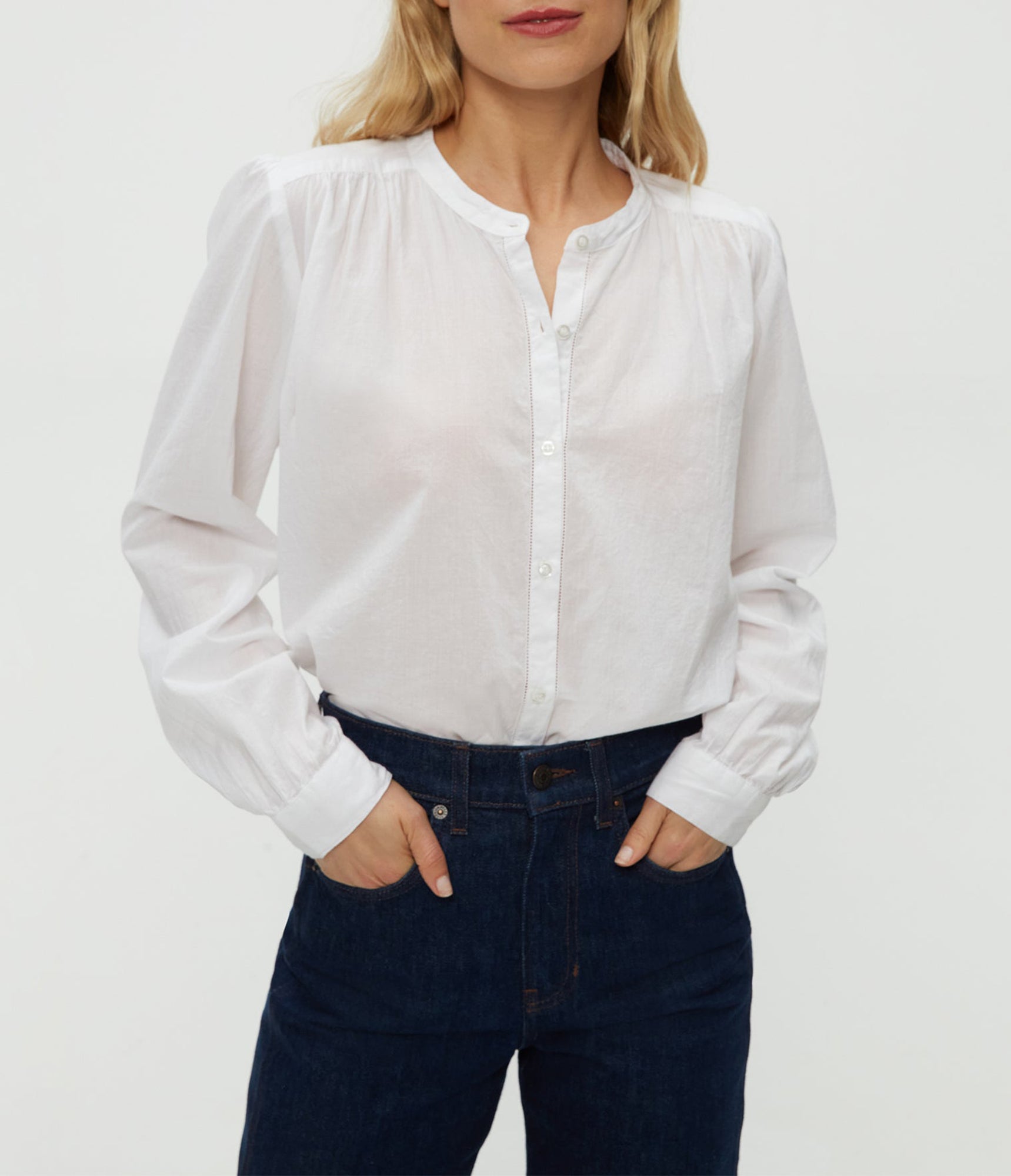 Bethel Button Down Shirt | White