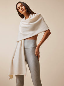 Women | Wool Cashmere Scarf | Dove
