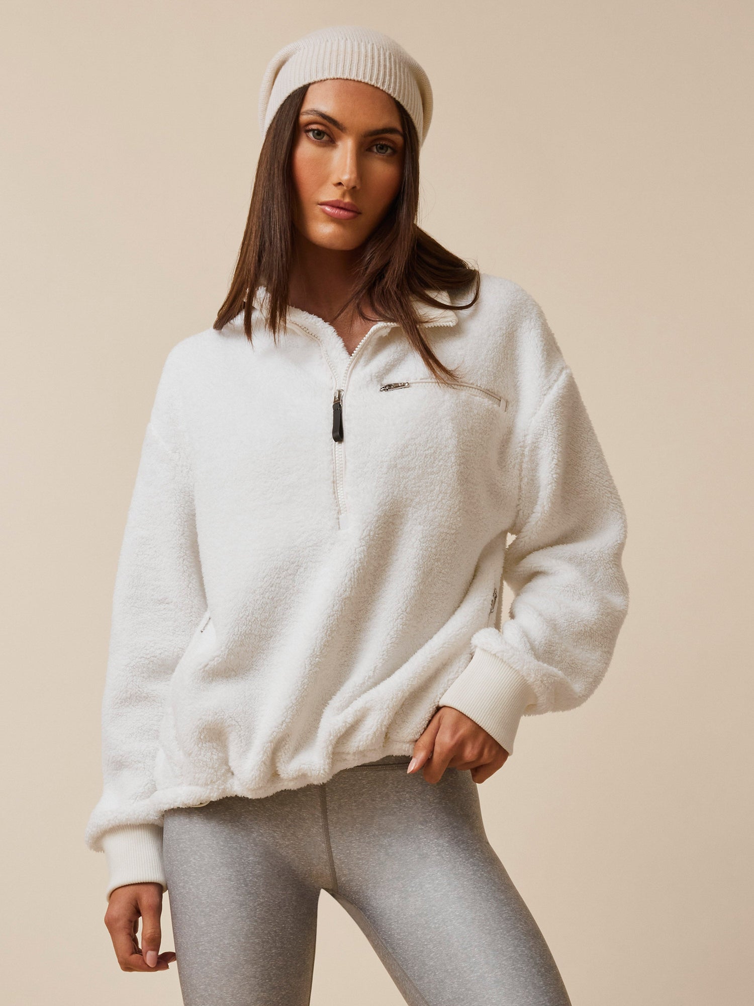 Women | Wool Cashmere Beanie | Dove