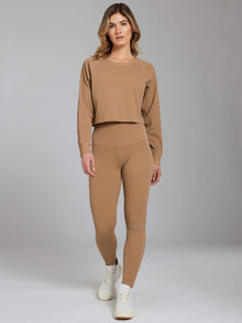 Women | Diamonds All Day Jacquard Luna Legging | Sand Storm