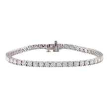 3.00 CT Round Lab-Grown Diamond | Tennis Bracelet | 14K White Gold | G Color | SI Clarity