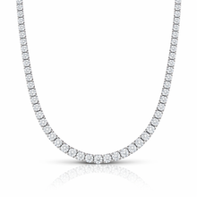 31.35 CT Round Lab-Grown Diamond | Necklace | 14K White Gold | G Color | VS Clarity