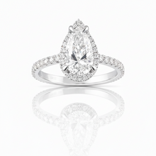 2.50 CT Round Lab-Grown Diamond | Bridal Ring | 14K White Gold | G Color | VS Clarity