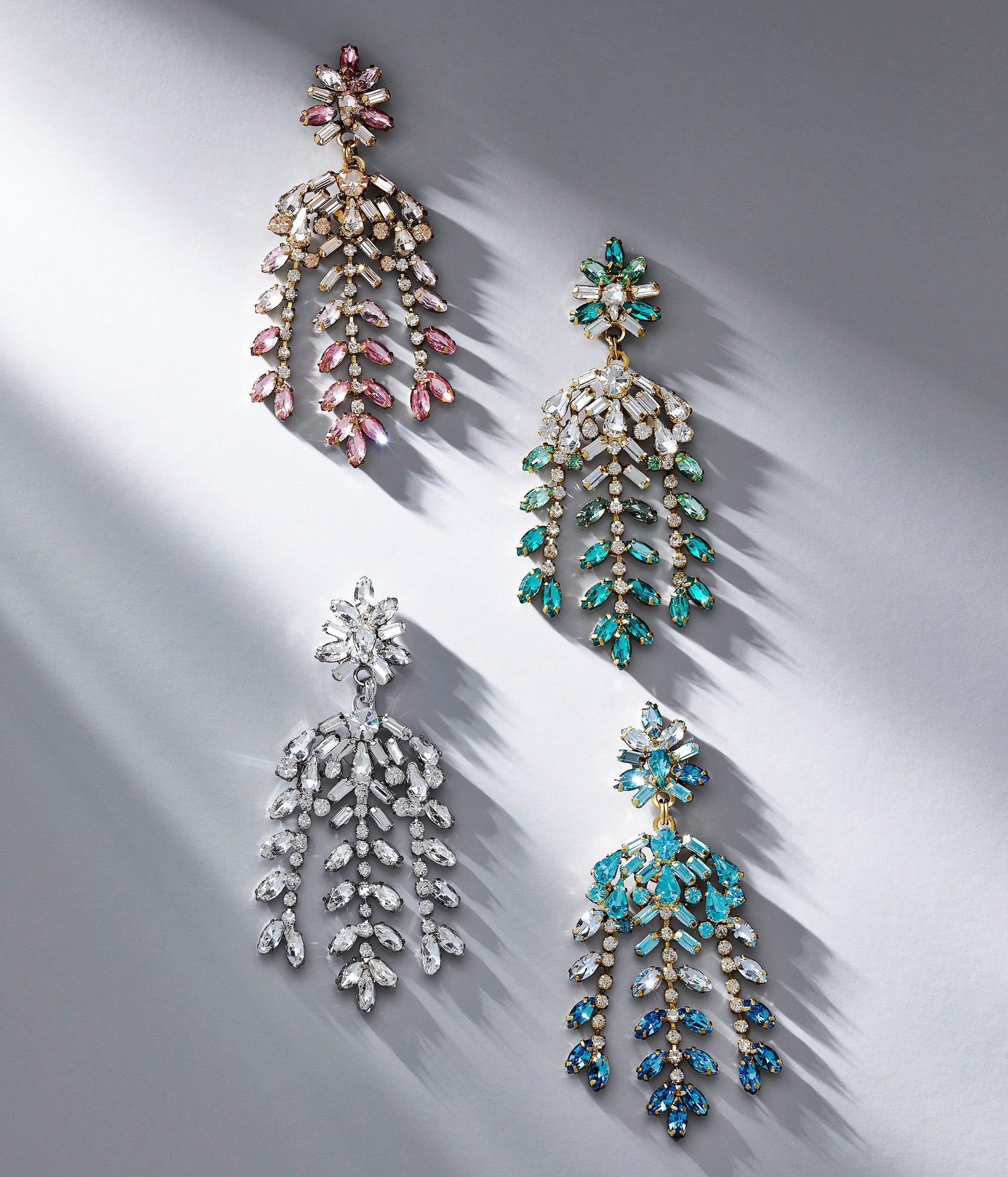 Elena Statement Earrings in Pink - Loren Hope