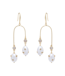Geneva Pearl Statement Earrings - Loren Hope
