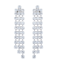 Estelle Chandelier Earrings in Crystal - Loren Hope