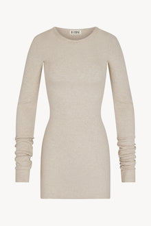 LONG SLEEVE CREWNECK MINI DRESS - ETERNE
