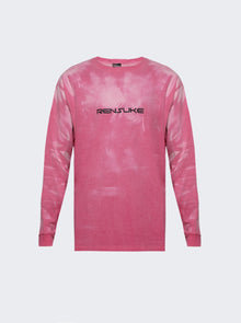 RENSUKE TOKYO | Long Sleeve Loose Fitting Tee Pastel | Pink