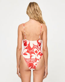 Piper One Piece Swimsuit | Hibiscus Bloom
