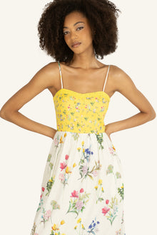 Finley Dress | Yellow Vintage x Border