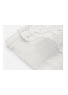 Lace Midi Skirt | White