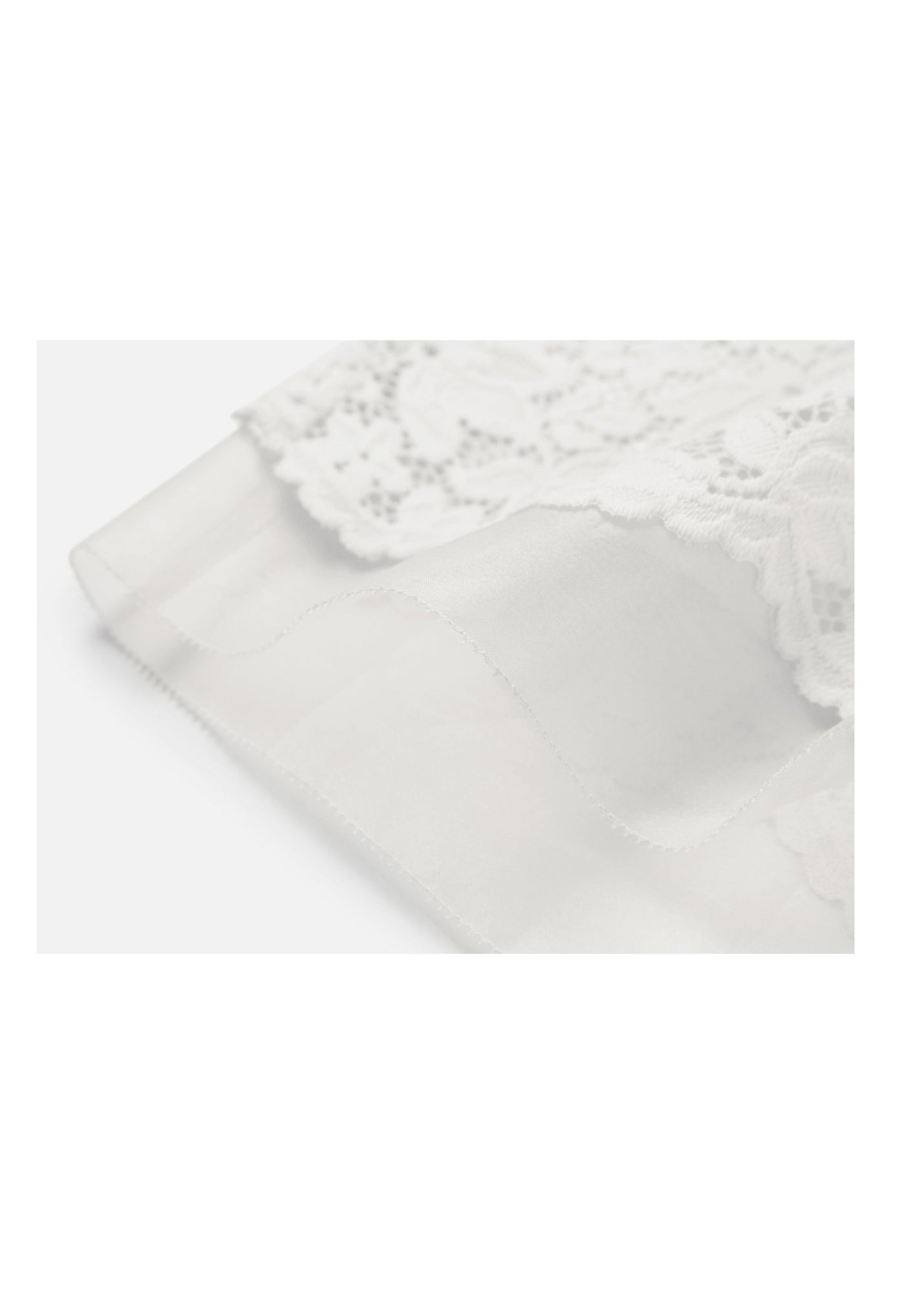 Lace Midi Skirt | White