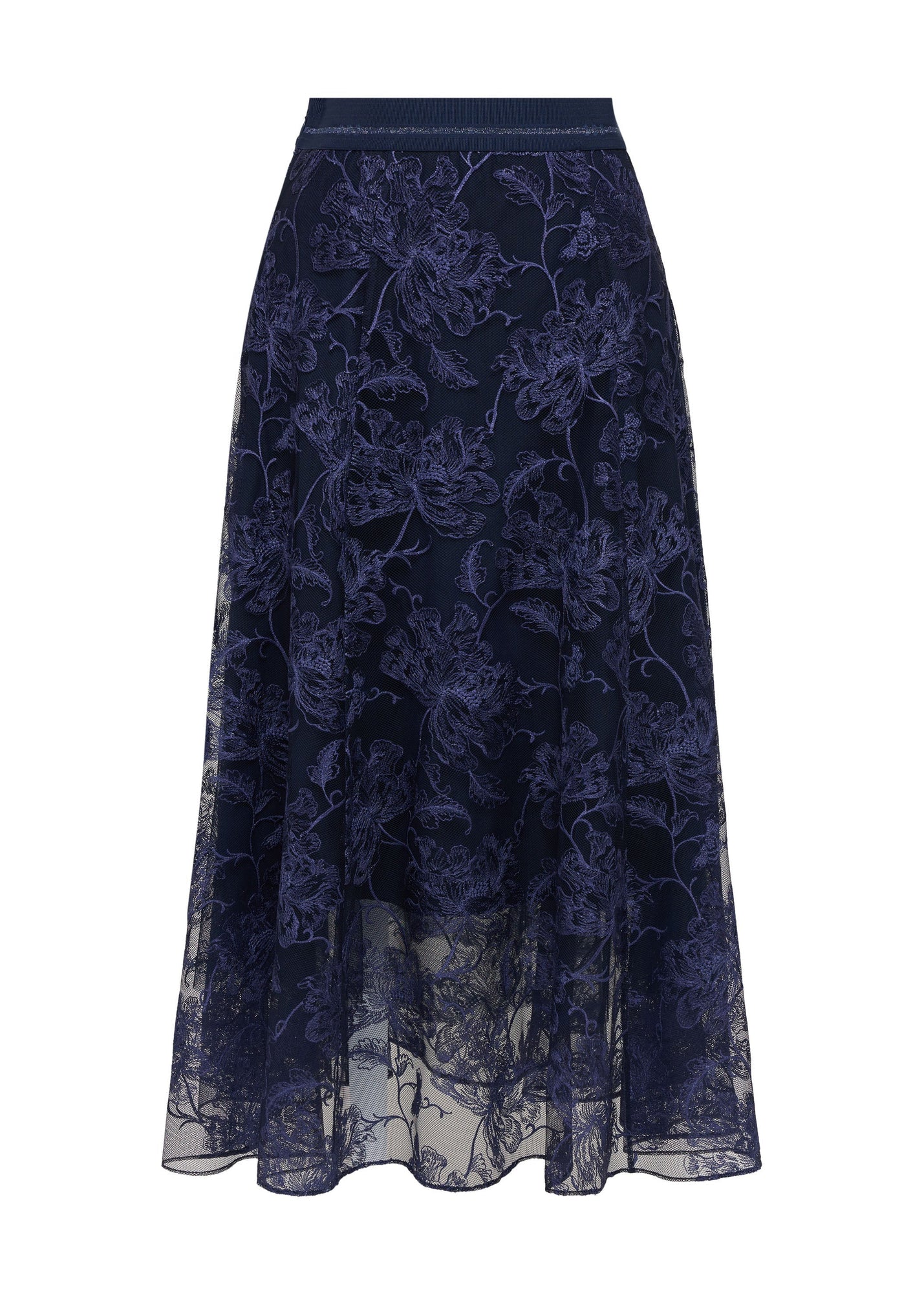 Lace Skirt | Navy