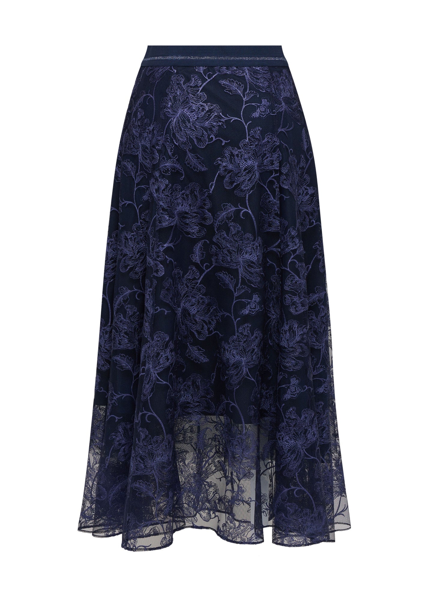 Lace Skirt | Navy