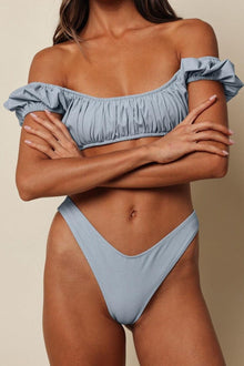 Added Coverage Lulu Bikini Bottom | Light Denim