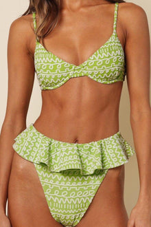 Tamarindo Ruffle Bikini Bottom | Lime Icing