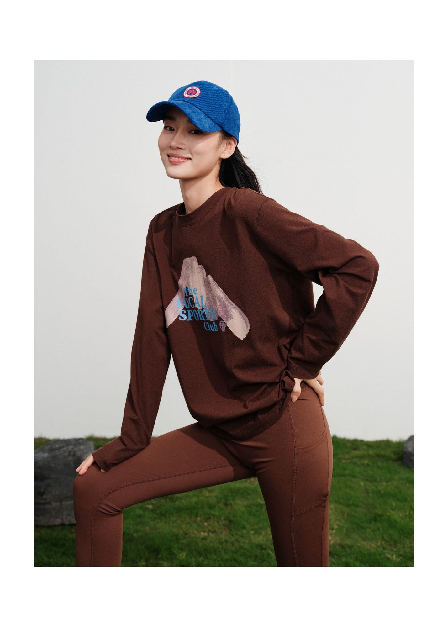 Long-Staple Cotton Sweatshirt | Brown