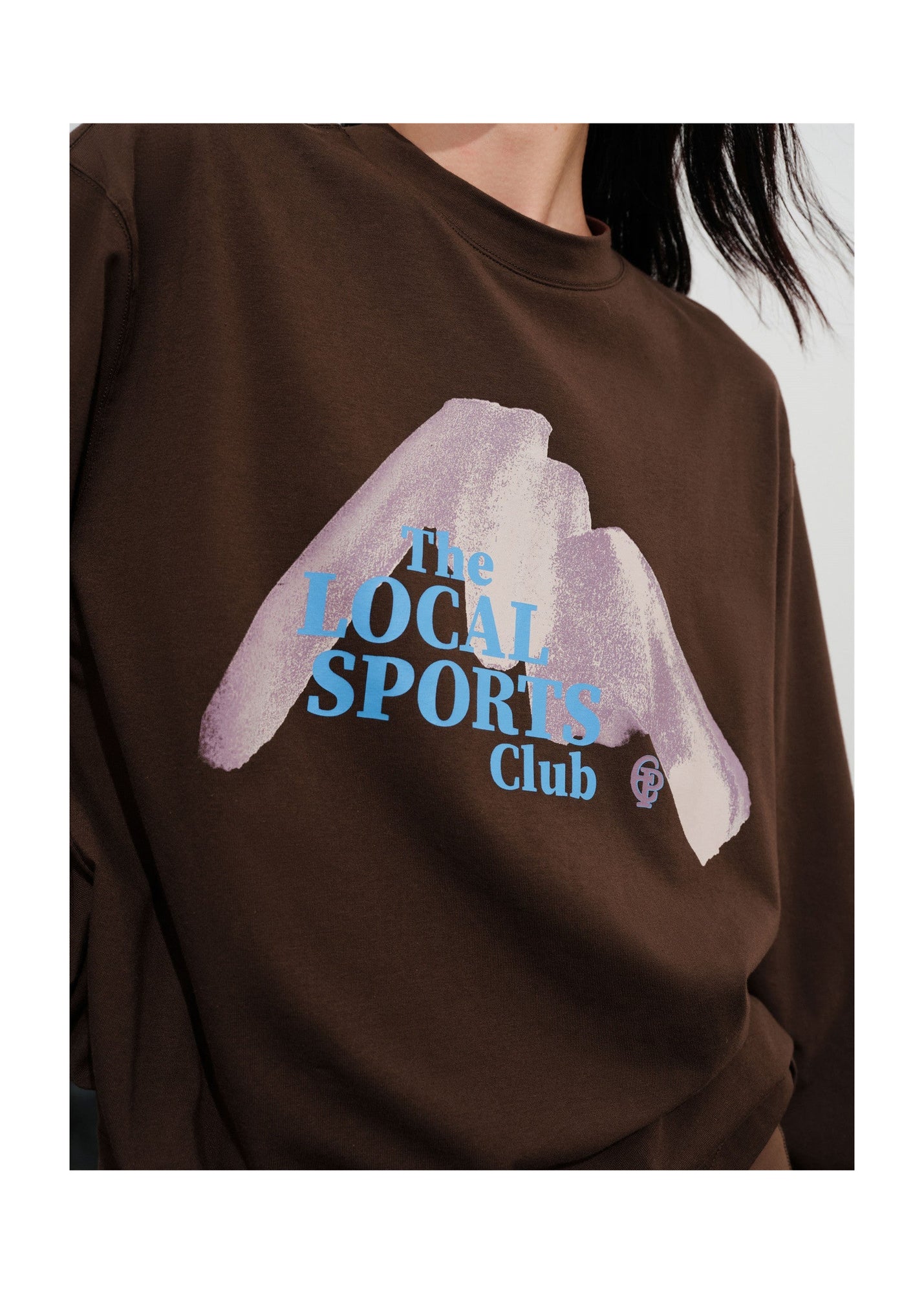 Long-Staple Cotton Sweatshirt | Brown