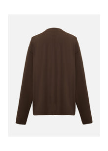 Long-Staple Cotton Sweatshirt | Brown