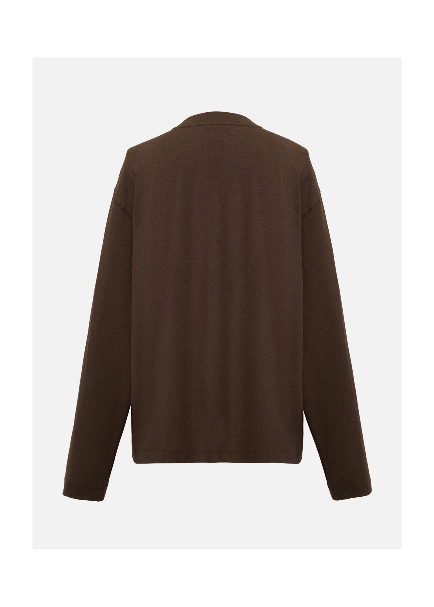 Long-Staple Cotton Sweatshirt | Brown