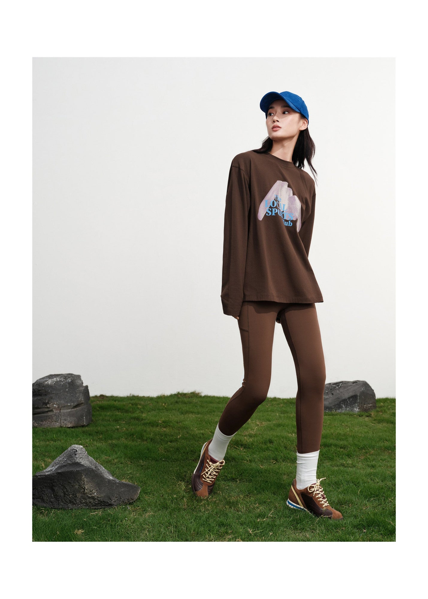 Long-Staple Cotton Sweatshirt | Brown
