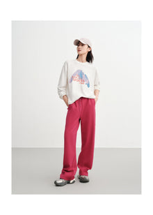 Long-Staple Cotton Sweatshirt | White