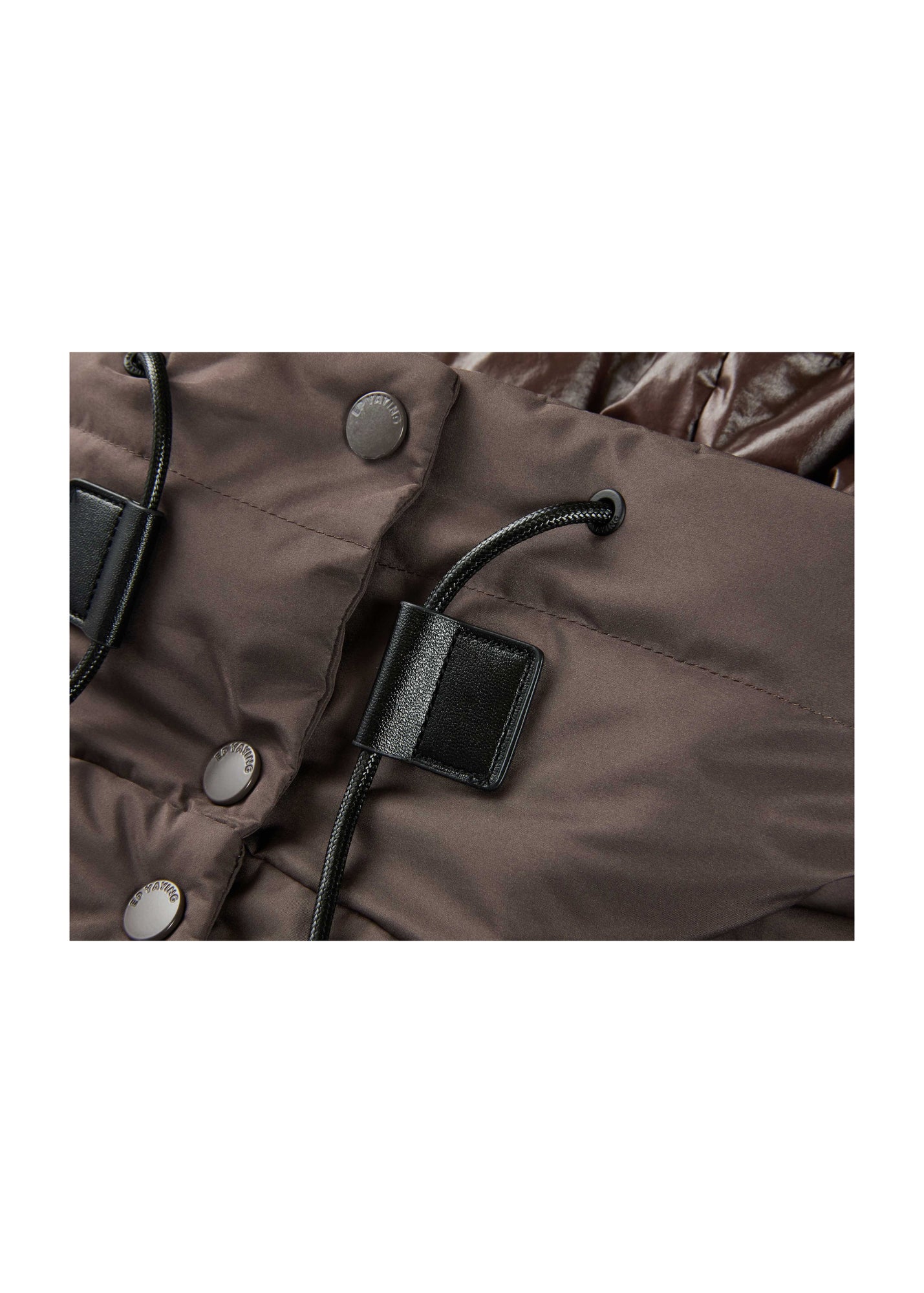 Long Down Coat | Brown