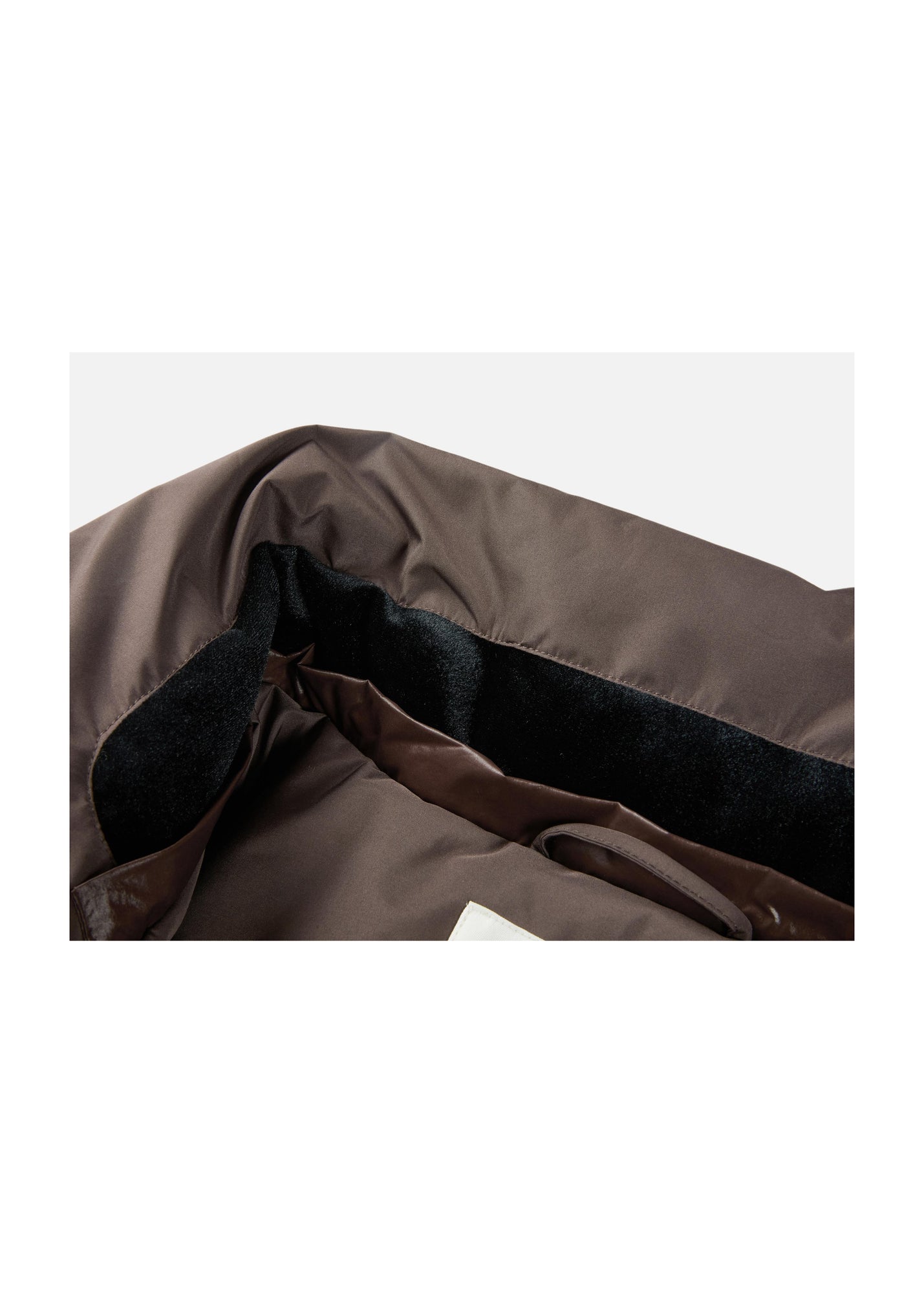 Long Down Coat | Brown
