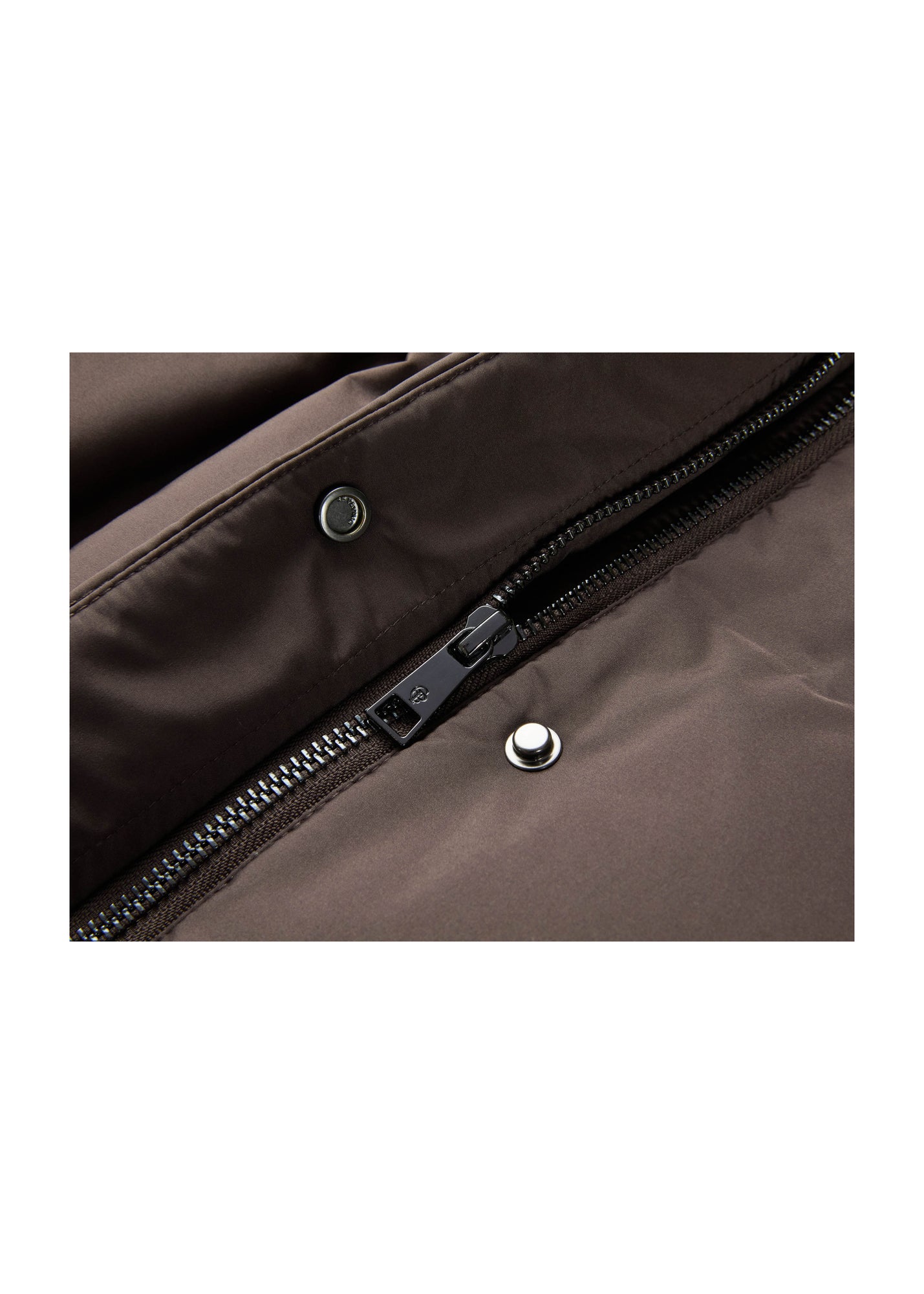 Long Down Coat | Brown