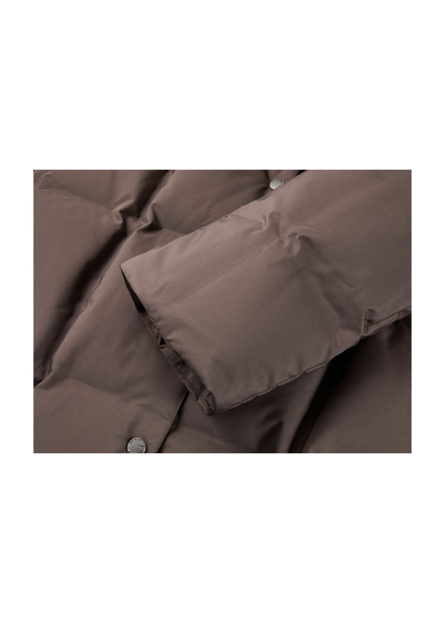 Long Down Coat | Brown