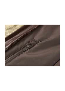 Long Down Coat | Brown