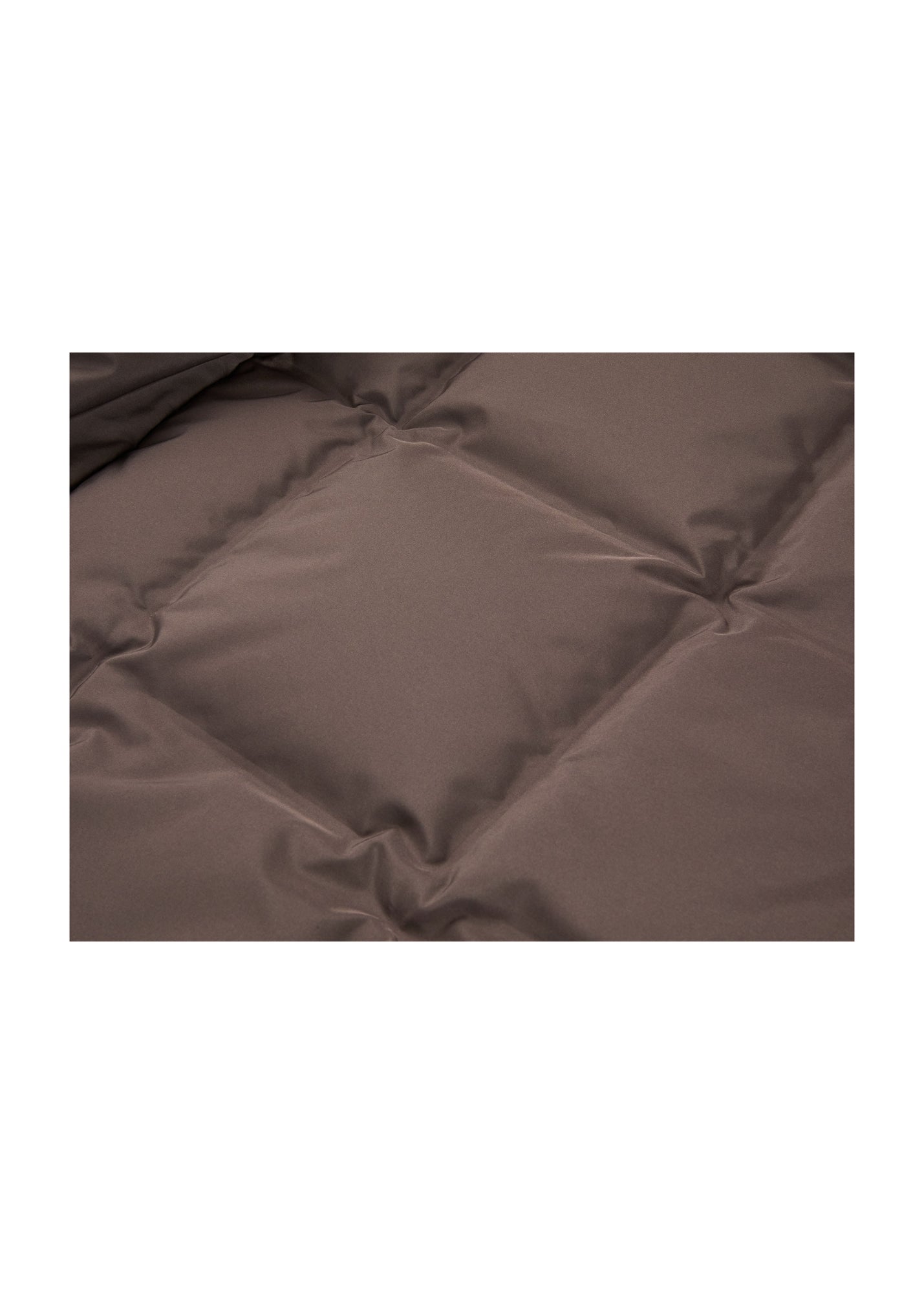 Long Down Coat | Brown