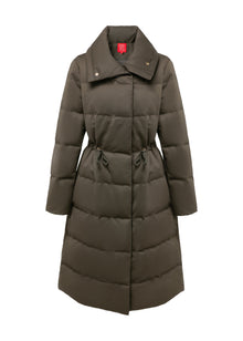 Long Down Coat | Green