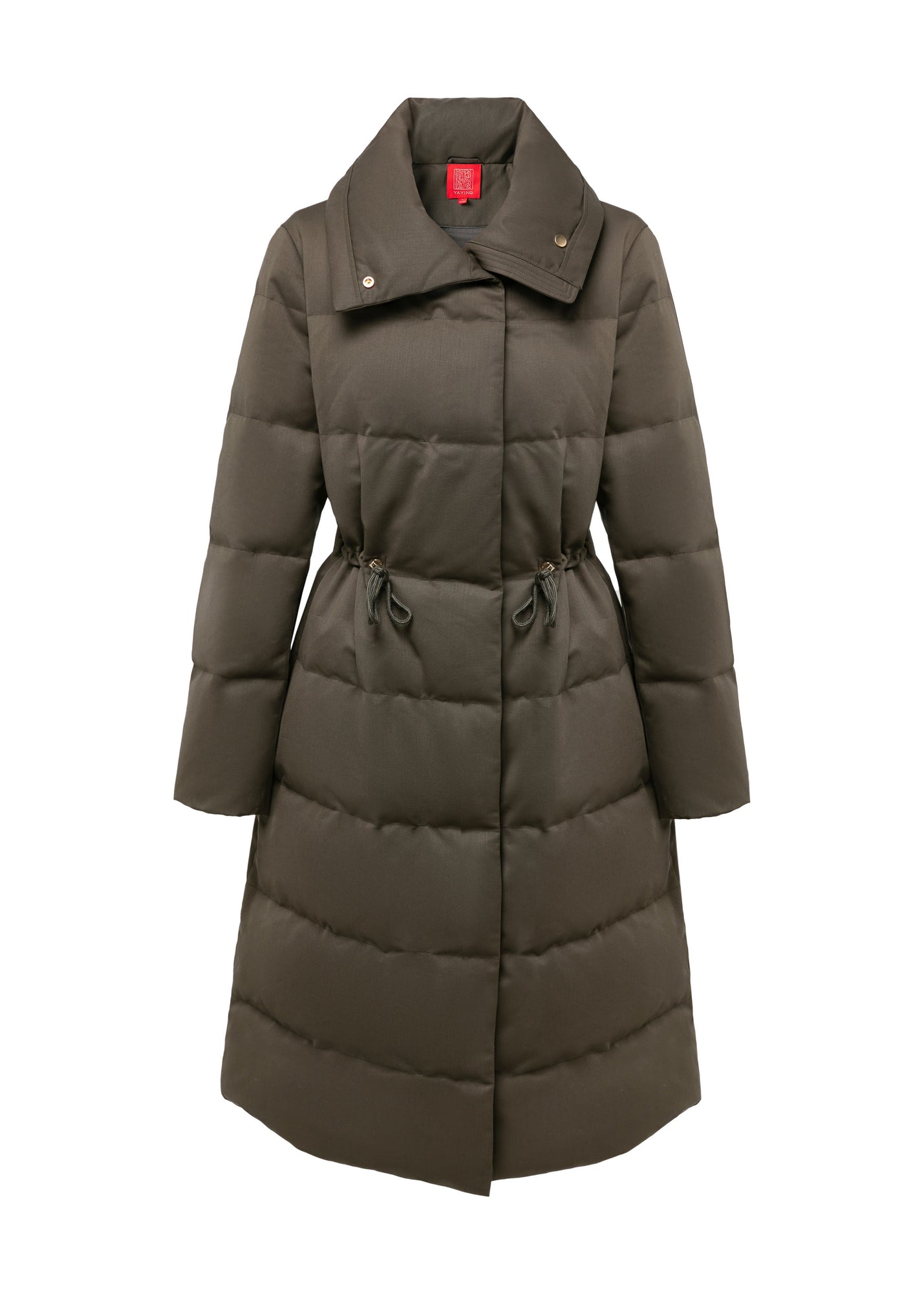 Long Down Coat | Green