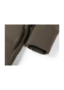 Long Down Coat | Green