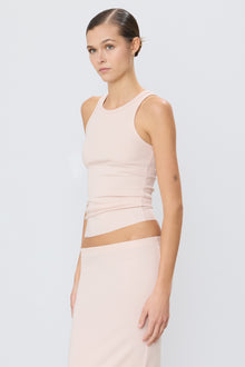 HIGH NECK FITTED TANK - ETERNE