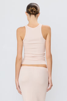 HIGH NECK FITTED TANK - ETERNE