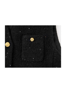 Loose Straight-Cut Vest | Black