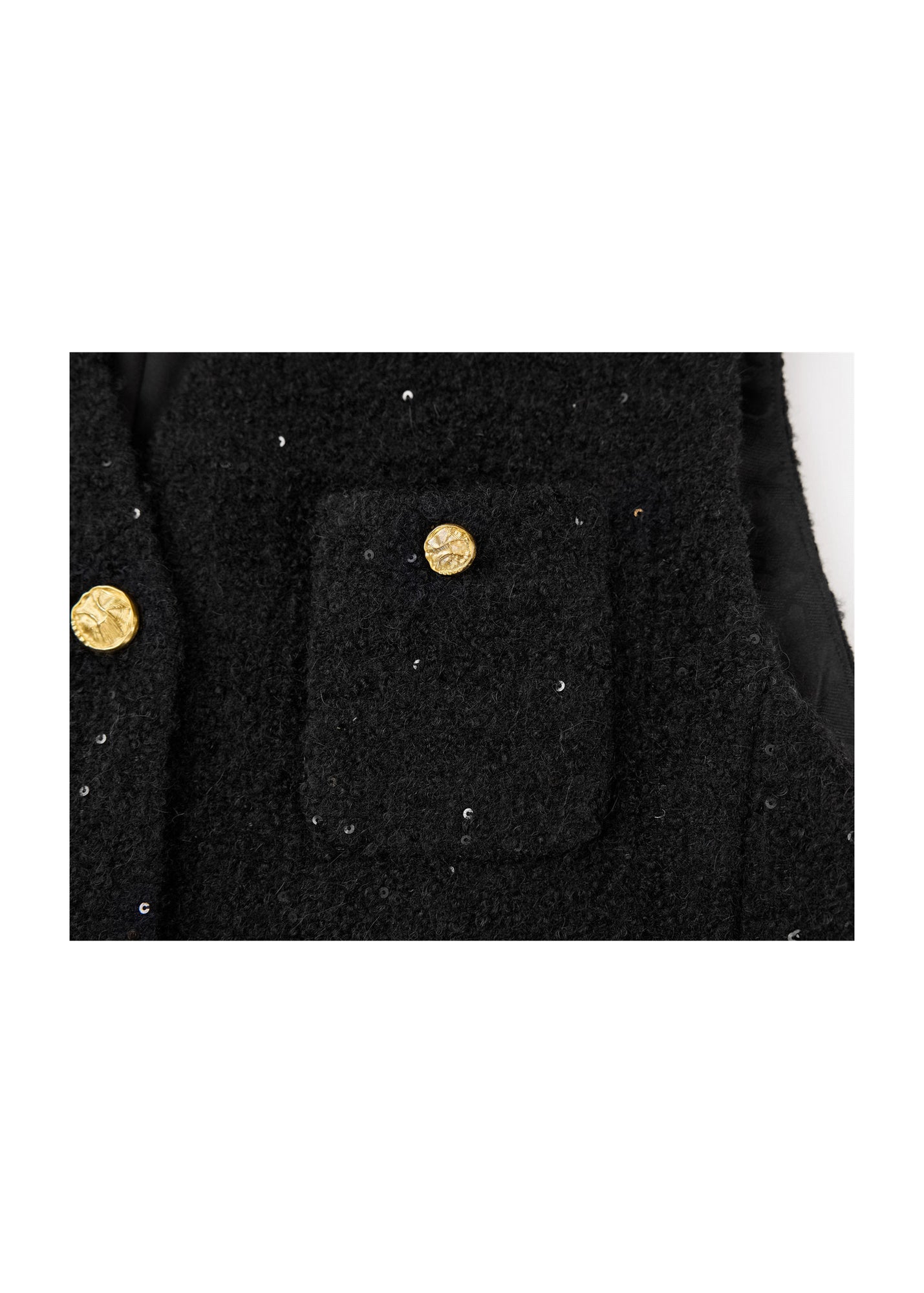 Loose Straight-Cut Vest | Black