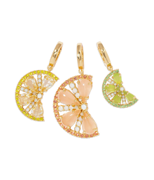 Citrus Slice Charm Trio Pendant Set - Loren Hope