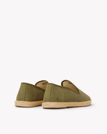 Men's Smoking Espadrille | Woven Color | Oliva Green - Tonal - Men's Espadrilles - Oliva Green - Tonal - Soludos - 