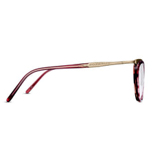 Womens | M2044 Cat Eye Optical | Matte Bordeaux Stripe | Clear Lens | 51MM