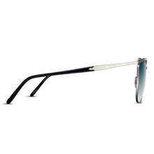 Unisex | M3109 Panto Sunglass | Palladium White/Black | Blue Gradient Lens | 54MM