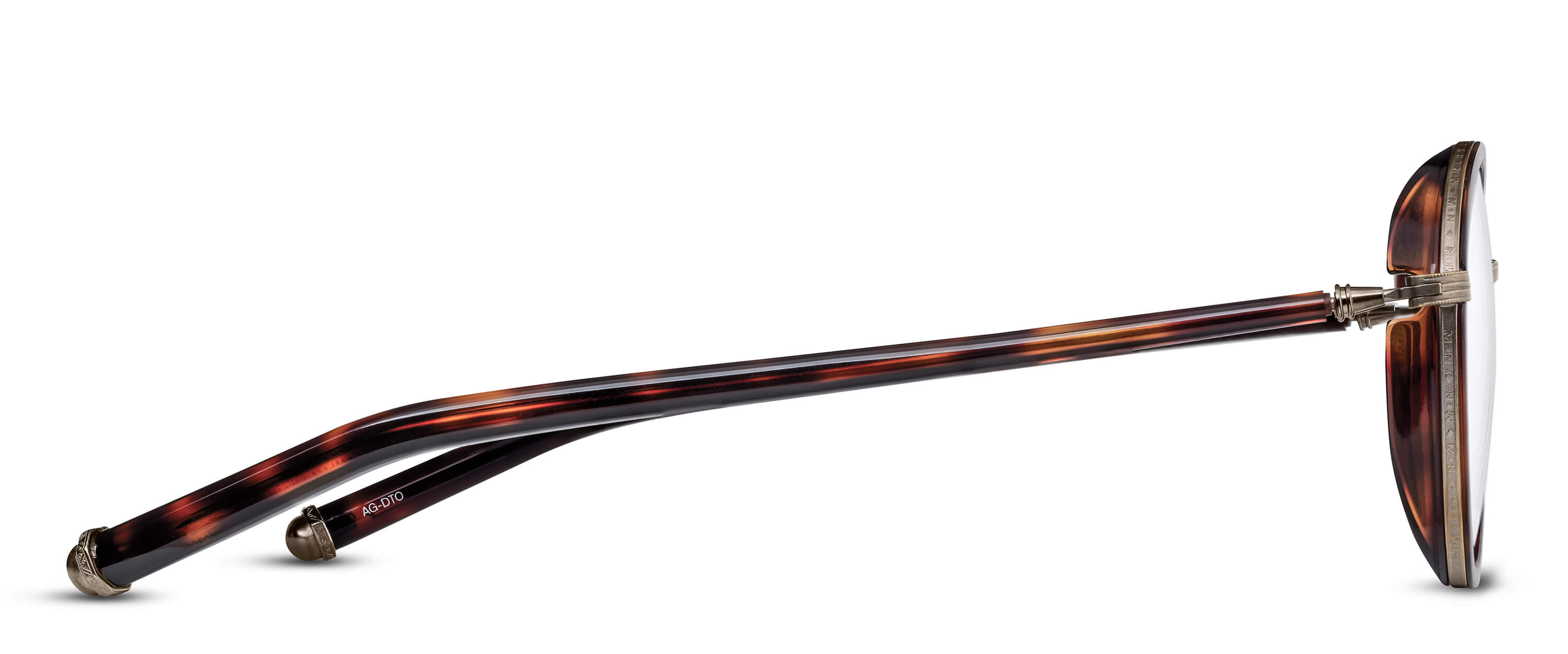 Unisex | M3134 Panto Optical | Antique Gold/Dark Tortoise | Clear | 47MM