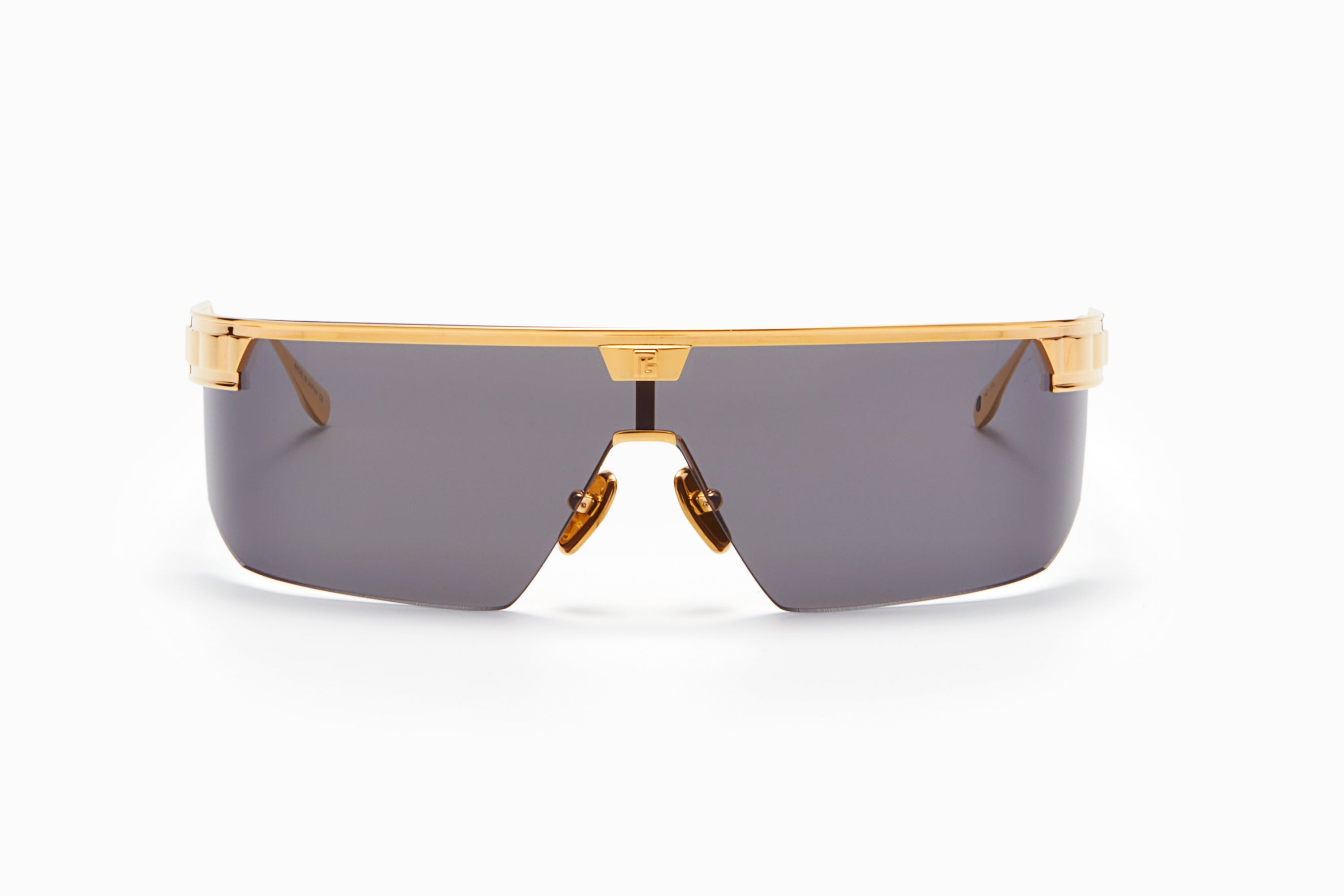 Unisex | Major Sunglass | Yellow Gold | Dark Grey